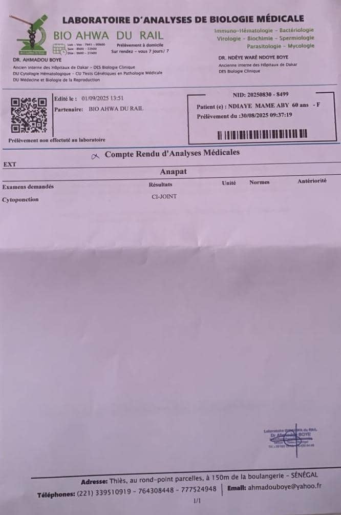 Soutien à notre Maman/Soeur pour ses analyses médicales et traitements - Image 2