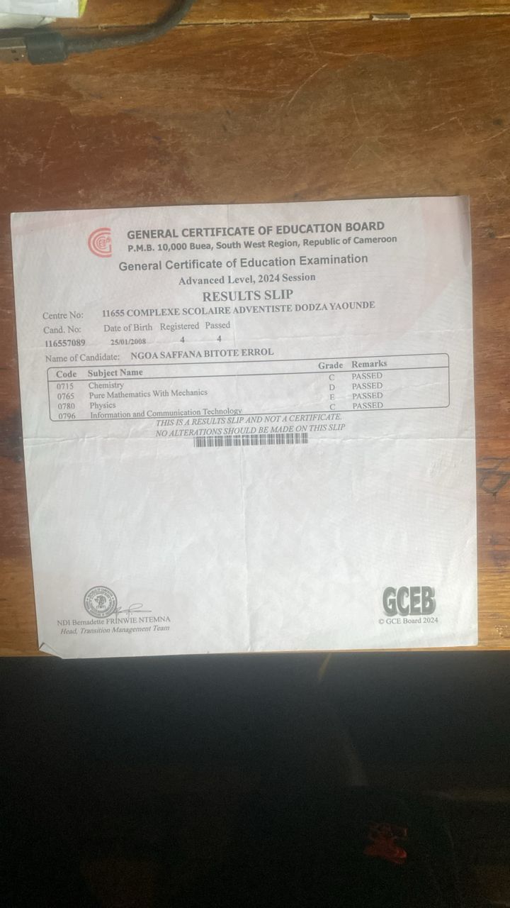 Aide aux frais de scolarité de Yannick